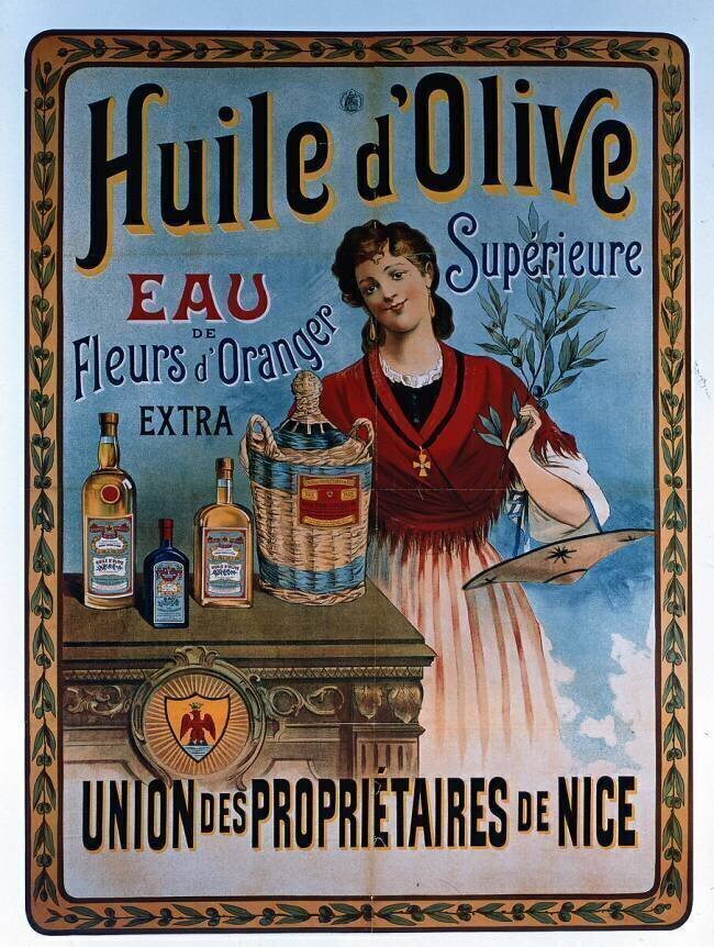 Huile d'olive de Nice Ecole Française