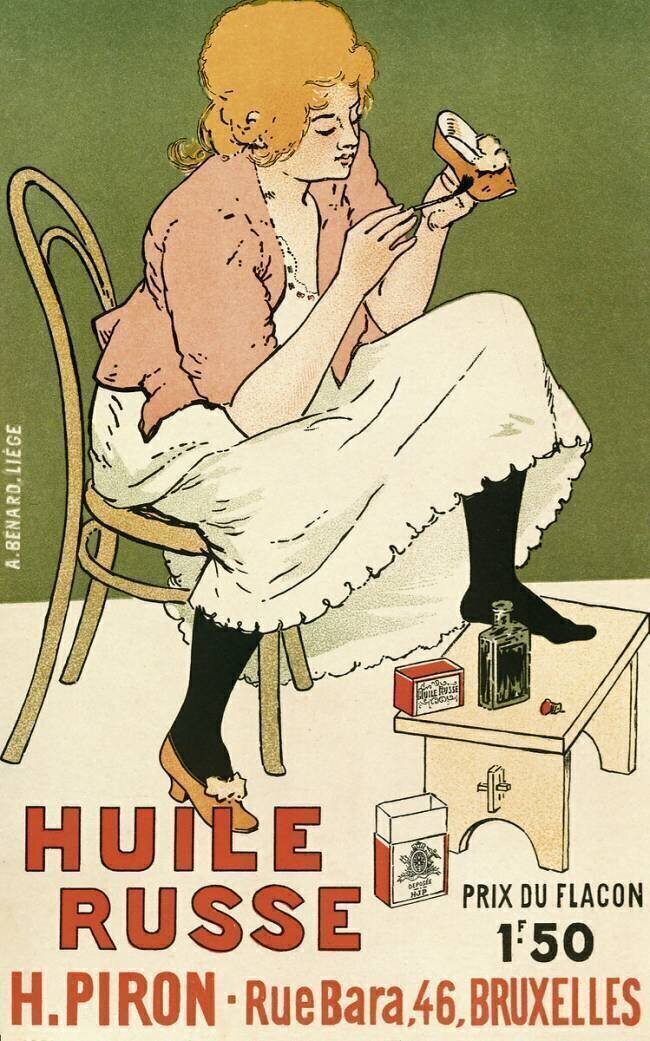 Huile Russe Armand Rassenfosse