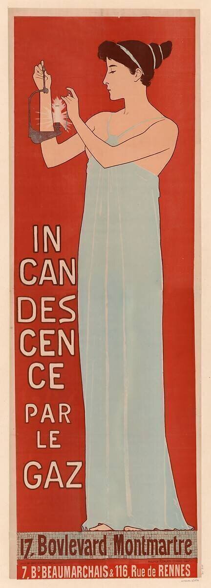 Incandescence par le gaz Maurice Réalier-Dumas