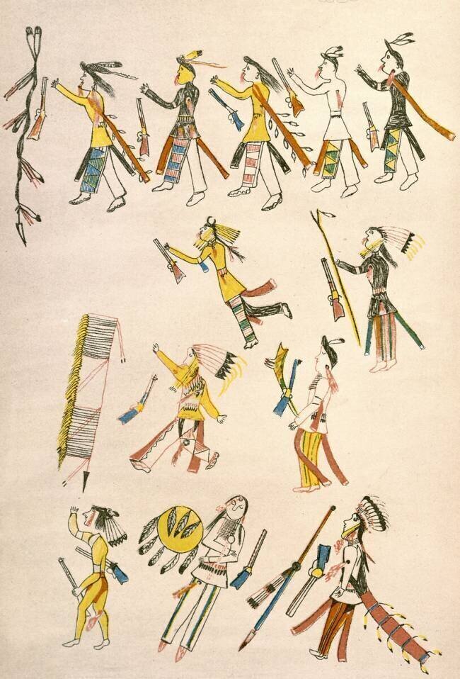 Indian Wars, battle of the Little Bighorn : dead Sioux, Red Horse