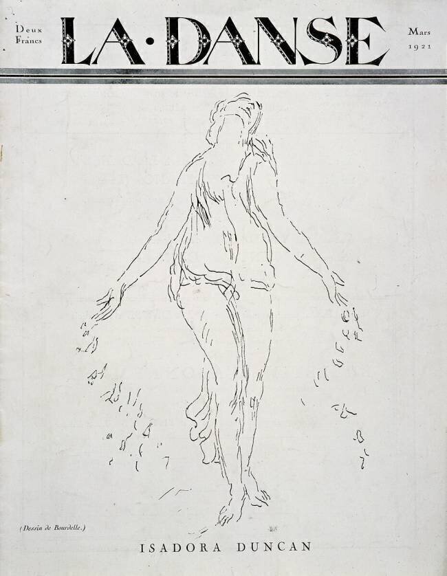 Isadora Duncan Antoine Bourdelle