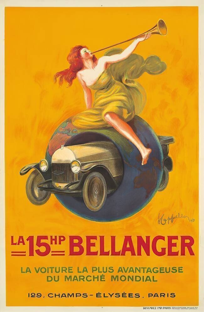 La 15HP Bellanger Leonetto Cappiello