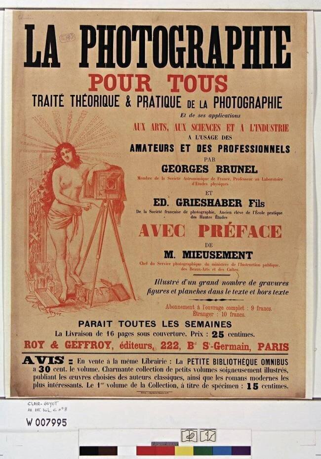 La Photographie pour tous... par Georges Brunel et Ed. Grieshaber fils... Ernest Clair-Guyot