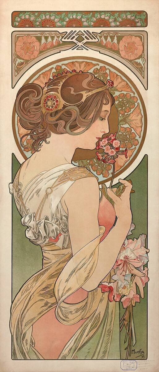 La Primevère Alfons Mucha