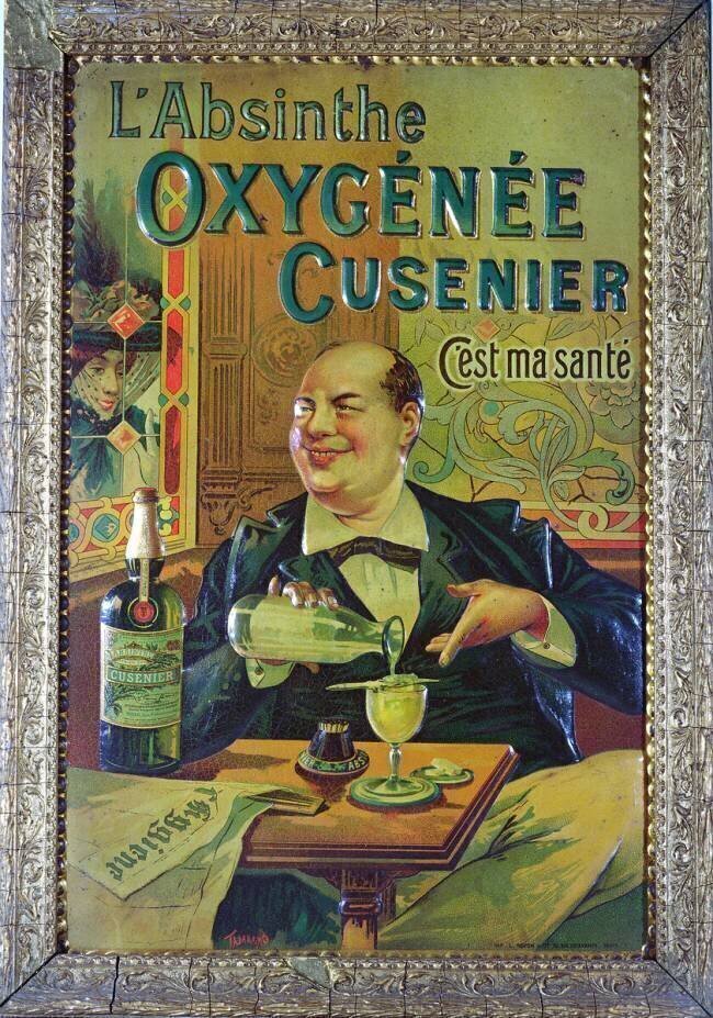 L'Absinthe Oxygénée Cusenier Francisco Tamagno