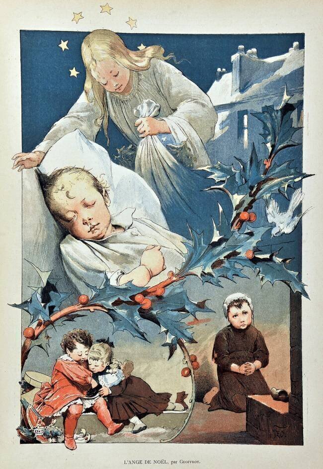 L'ange de Noël Henri Jules Jean Geoffroy