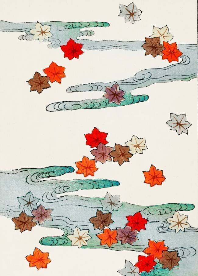 L'automne et l'eau Watanabe Seitei