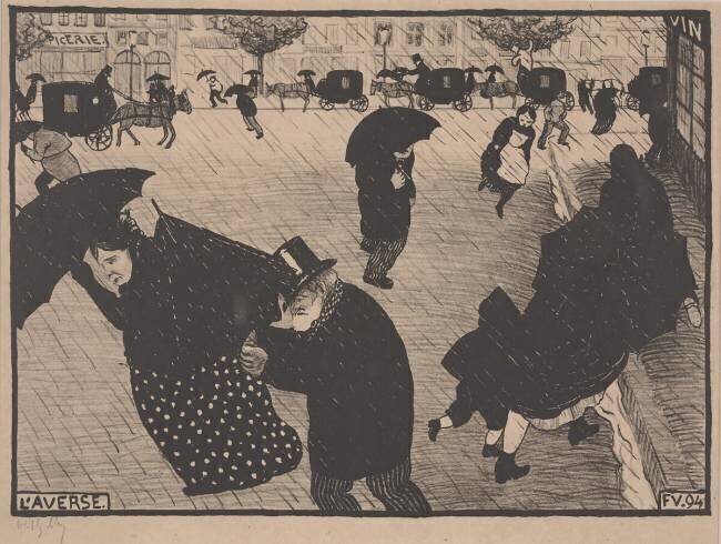 L'averse Félix Vallotton