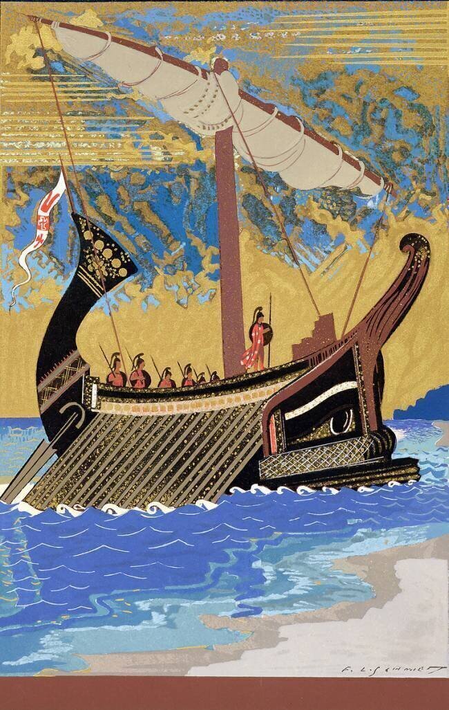 Le bateau d'Ulysse François-Louis Schmied