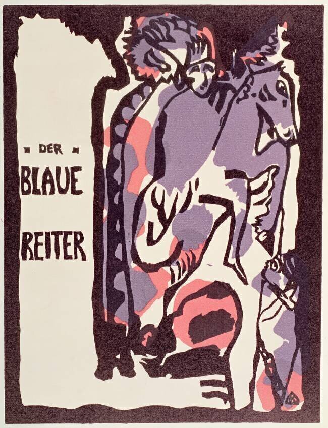 Le Cavalier Bleu (Der Blaue Reiter) Wassily Kandinsky