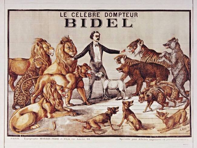 Le Célèbre dompteur Bidel Mary A.