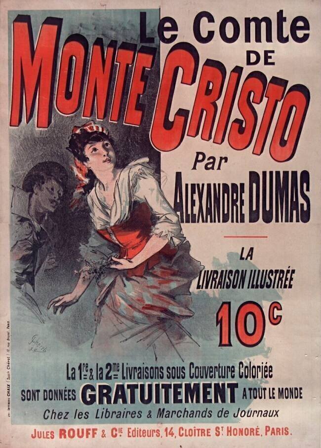 Le Comte de Monte-Cristo par Alexandre Dumas Jules Chéret