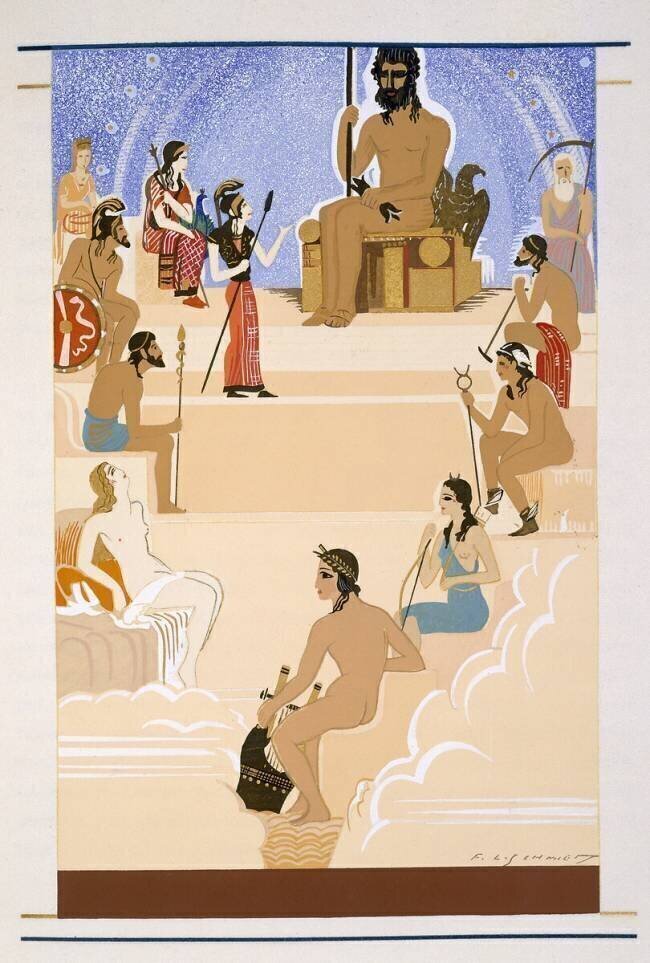 Le culte de Zeus François-Louis Schmied