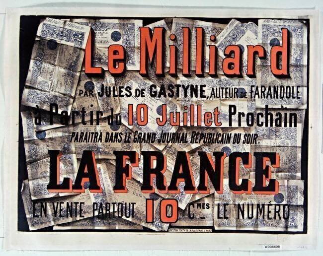 Le Milliard par Jules de Gastyne, à partir du 10 juillet dans la France anonyme