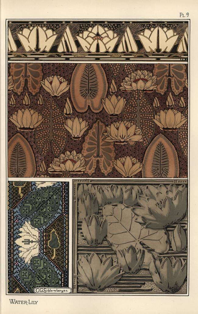 Le nénuphar Eugène Grasset