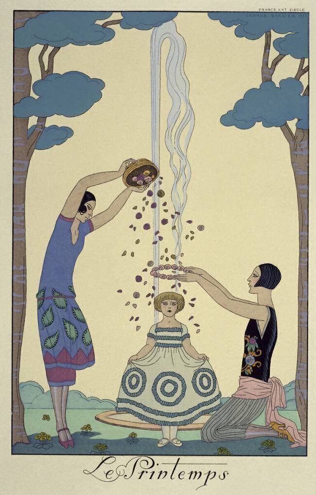 Le printemps George Barbier