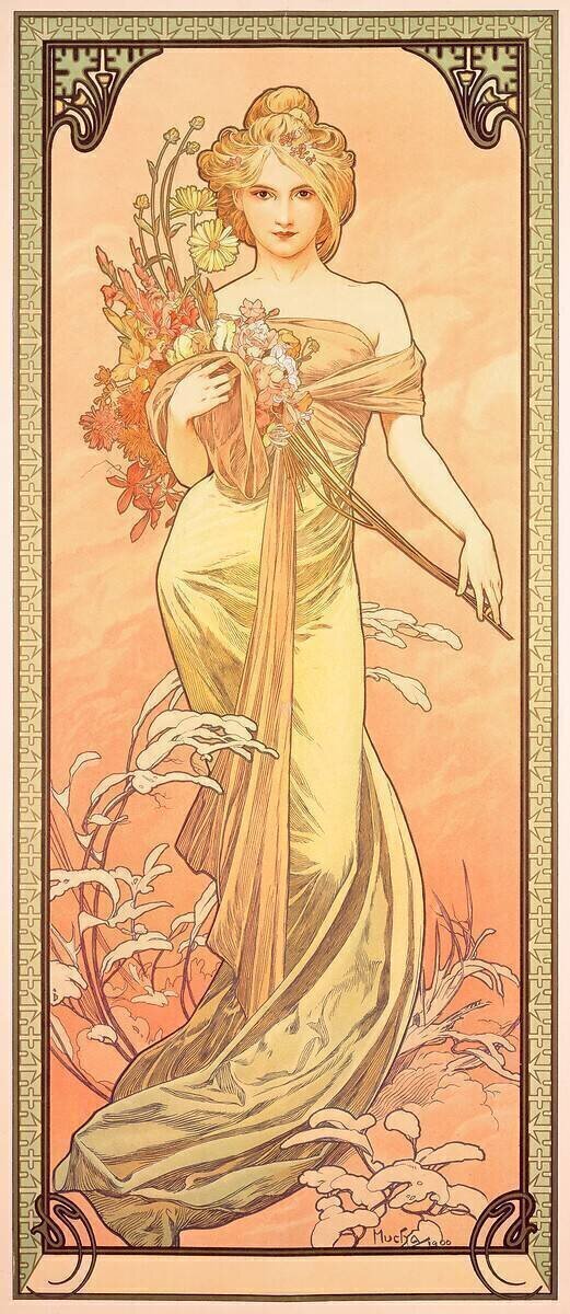Le Printemps Alfons Mucha