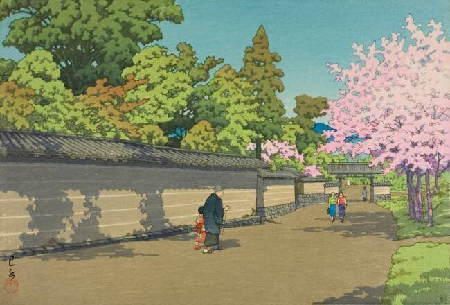 Le printemps à Daigo, Kyoto (Daigo no haru Kyoto) Hasui Kawase