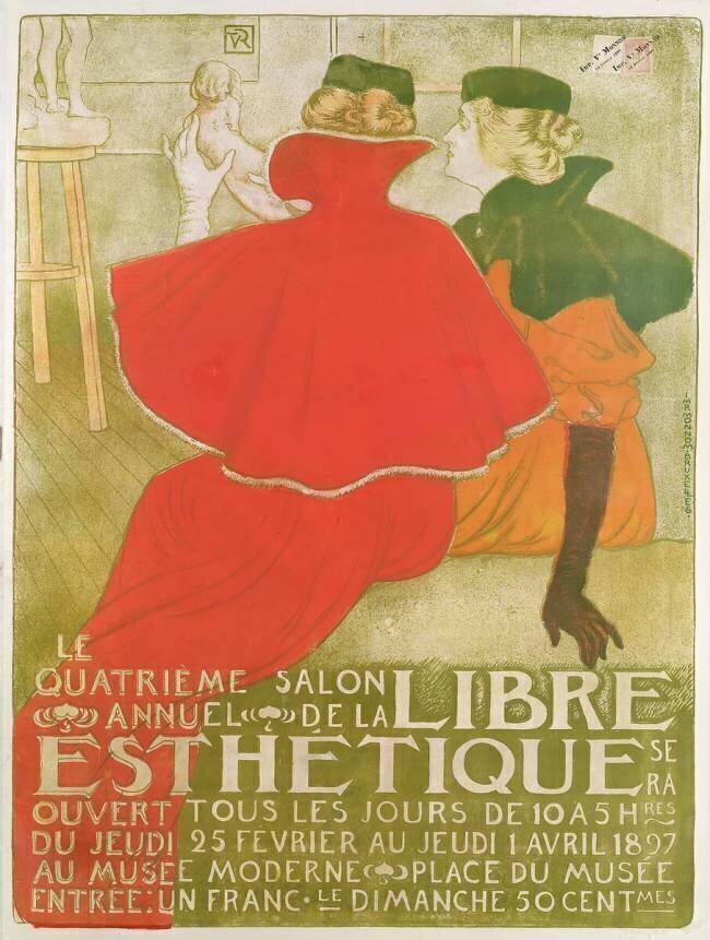Le Quatrième Salon Annuel de la Libre Esthétique Theo van Rysselberghe