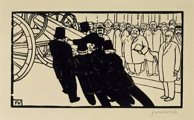 Les pompes funèbres Félix Vallotton