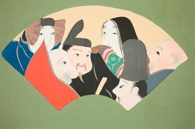 Les six poètes immortels Kamisaka Sekka