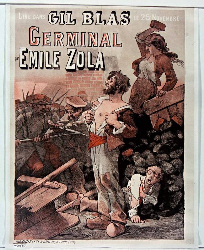Lire dans "Gil Blas" le 25 novembre "Germinal" par Emile Zola anonyme