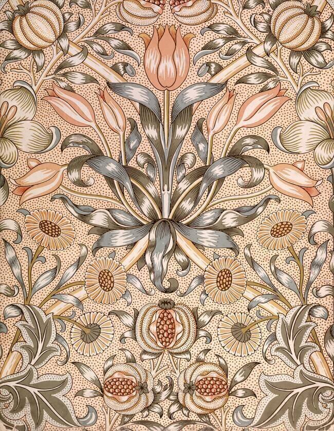 Lys et Grenade William Morris