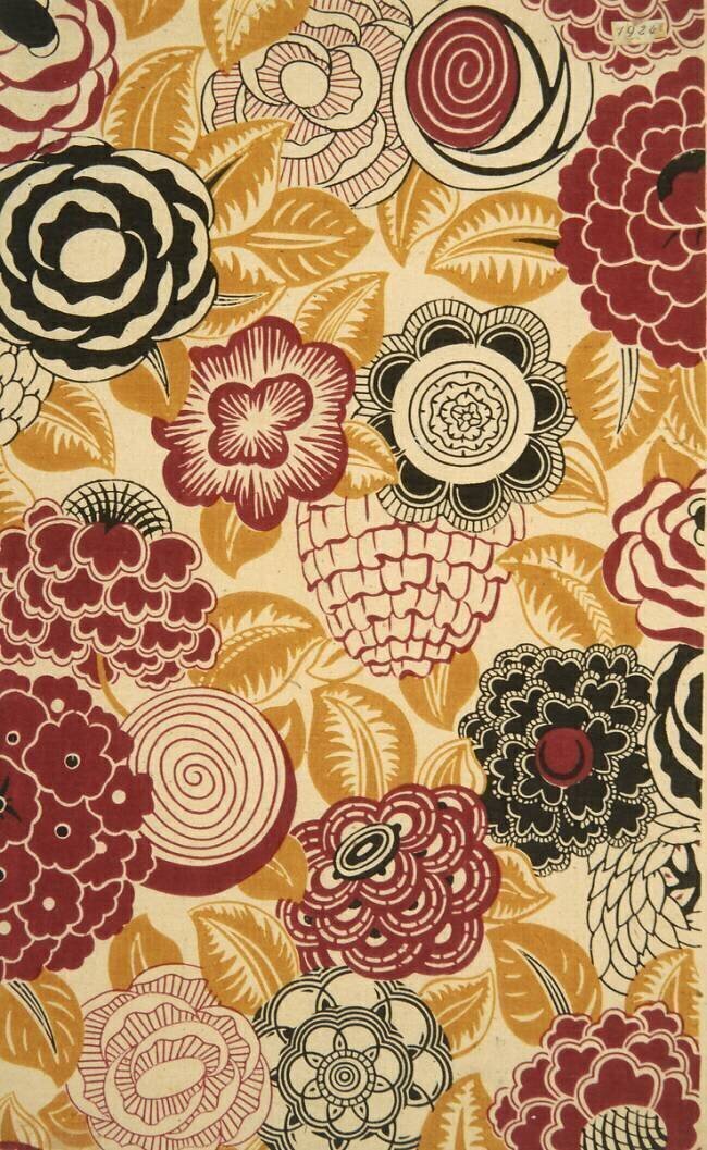 Motif floral anonyme