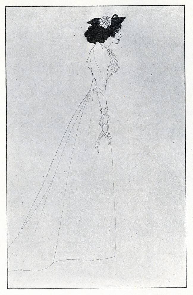 Mrs Patrick Campbell Aubrey Beardsley