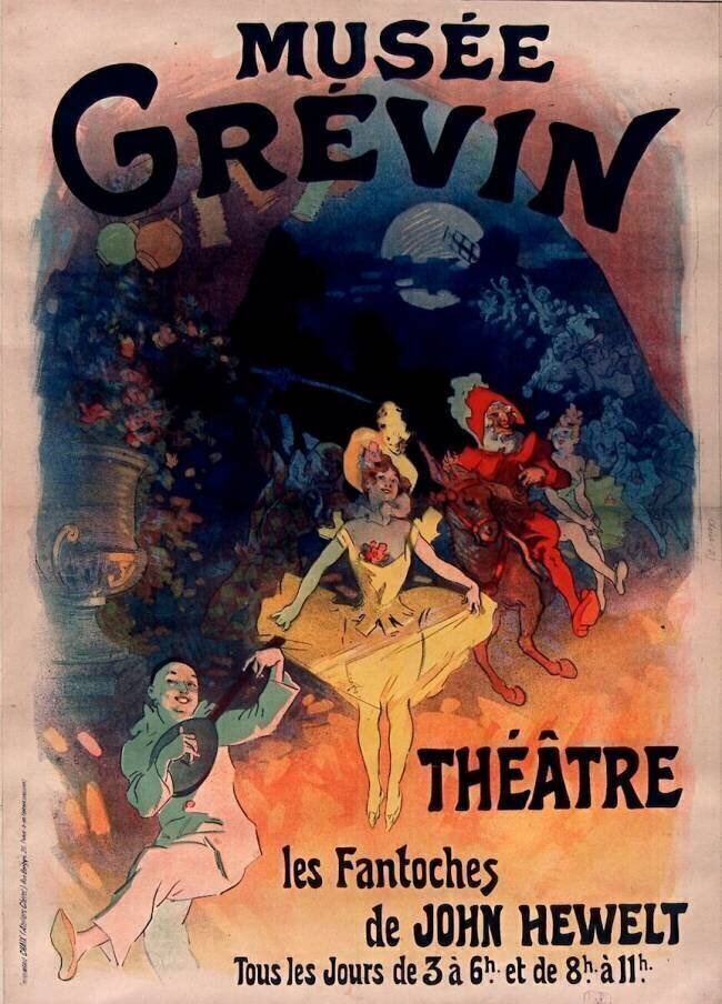 Musée Grévin : Les fantoches de John Hewelt Jules Chéret