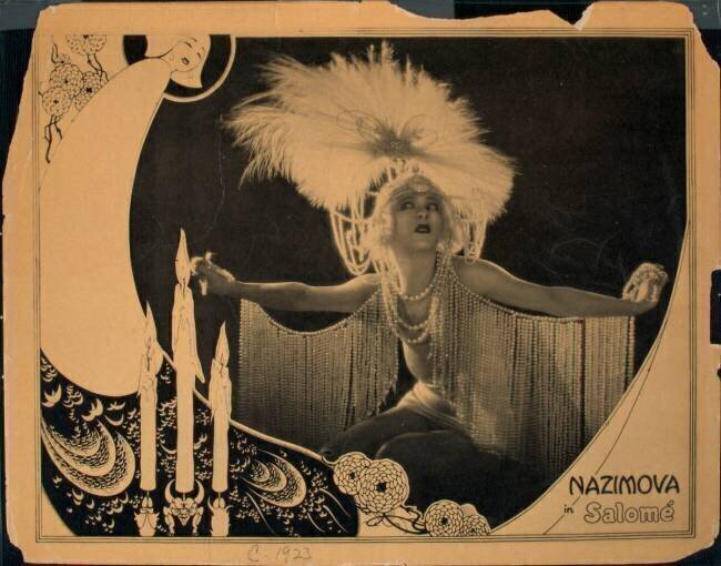 Nazimova in Salomé Aubrey Beardsley