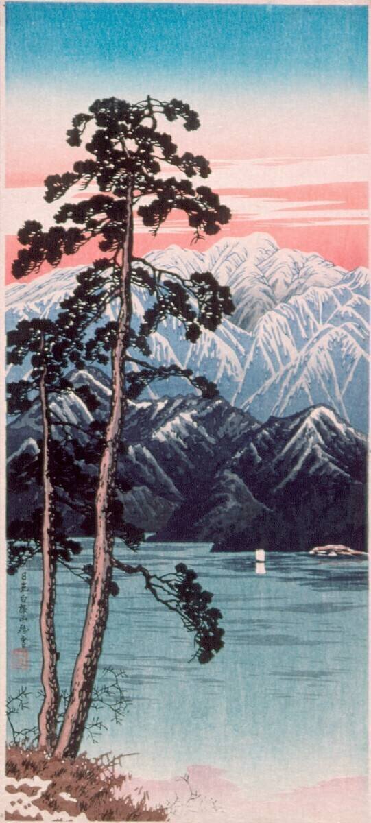 Neige persistante sur le Mont Shirane, Nikkō Takahashi Hiroaki