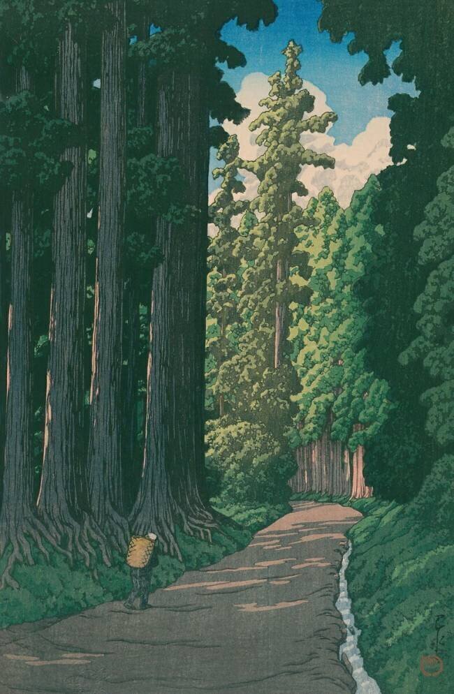 Nikko Kaido Hasui Kawase