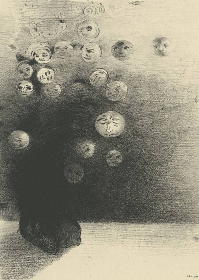 N'y-a-t-il pas un monde invisible Odilon Redon