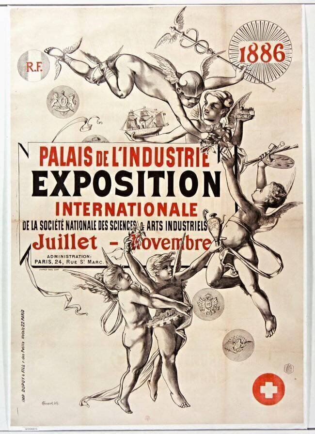 Palais de l'industrie. Exposition internationale... Sciences Arts Industrie... Chouquet L.