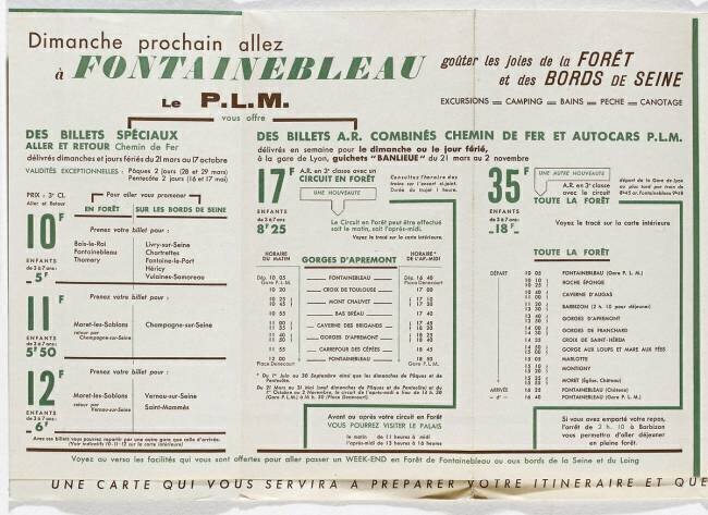 Partez PLM pour passer votre dimanche au bord de l'eau ...en fôret anonyme