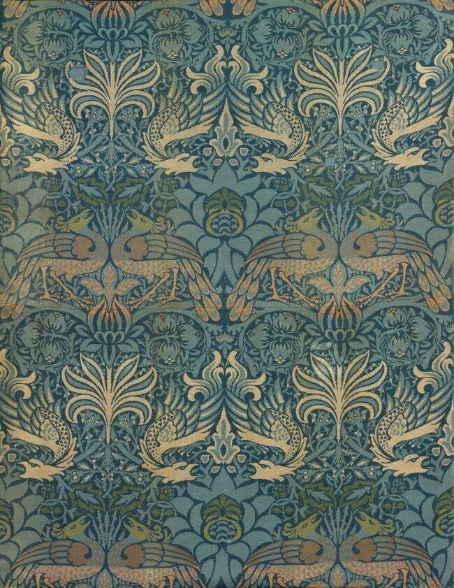 Peacock and Dragon William Morris