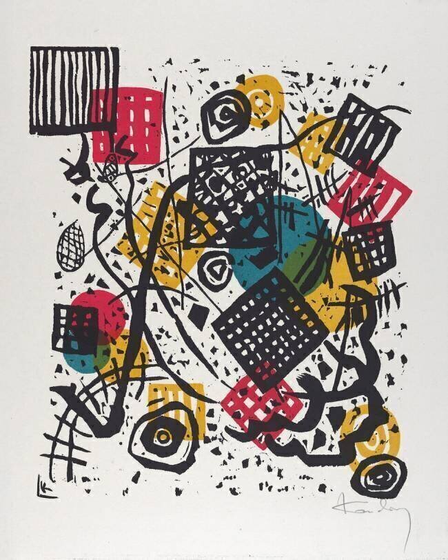 Petits Mondes V Wassily Kandinsky