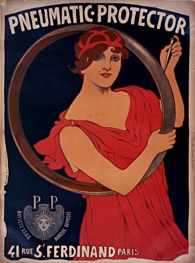 Pneumatic Protector..., 41 rue St Ferdinand, Paris Maurice Réalier-Dumas