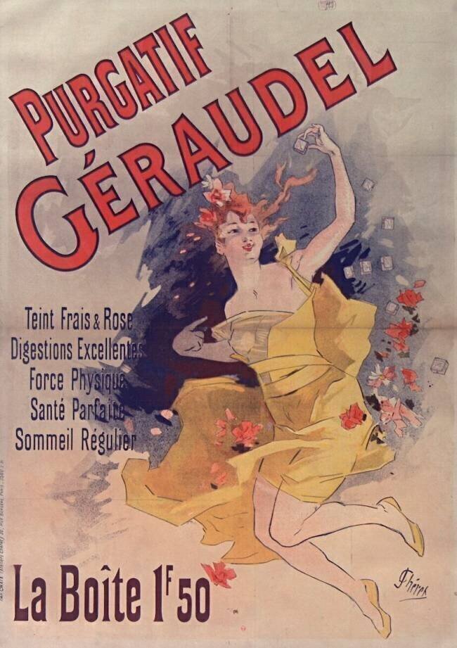 Purgatif Géraudel Jules Chéret