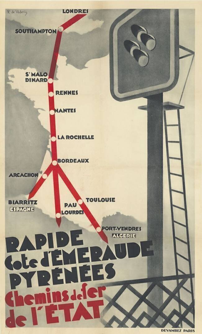 Rapide Côte d'émeraude-Pyrénées Roger de Valerio