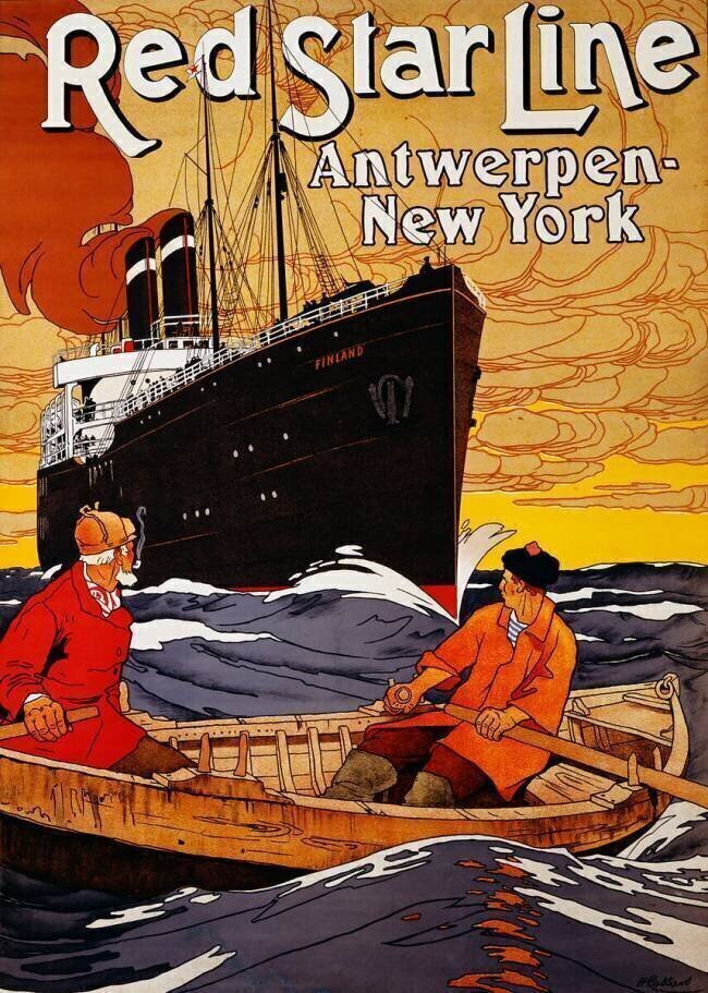 Red Star Line Henri Cassiers