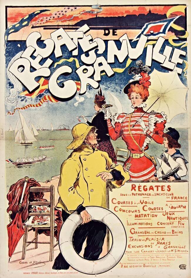 Régates de Granville... Eugène Le Mouël