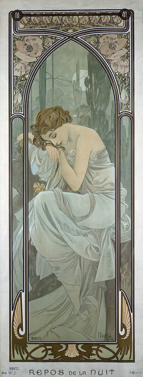 Repos de la Nuit Alfons Mucha