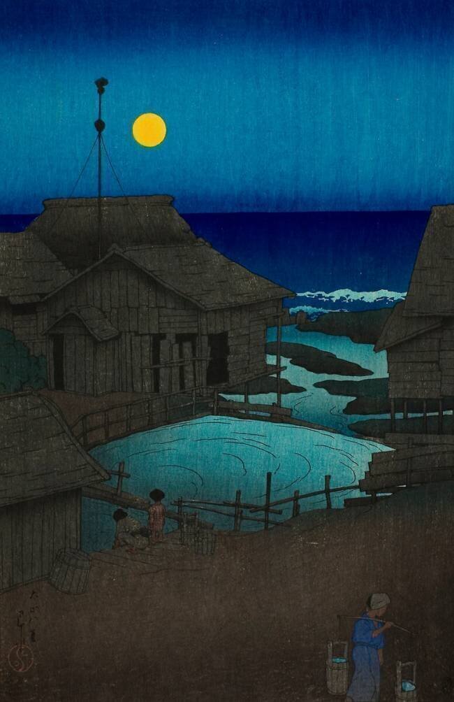 Rivière Mishima, Mutsu Hasui Kawase
