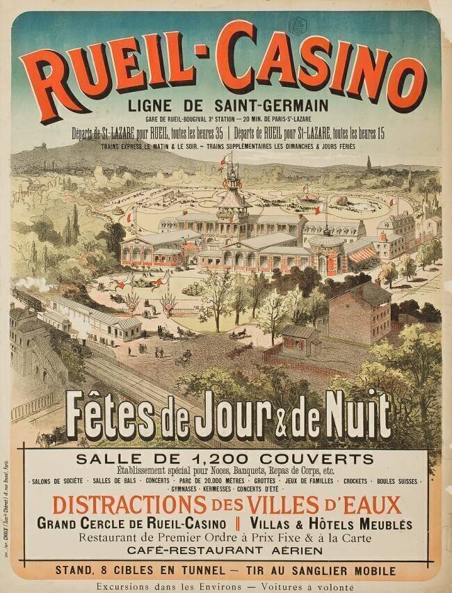 Rueil-Casino. Ligne de Saint-Germain Jules Chéret