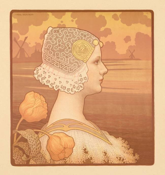 Sa très gracieuse Majesté la Reine Wilhelmina Paul Berthon