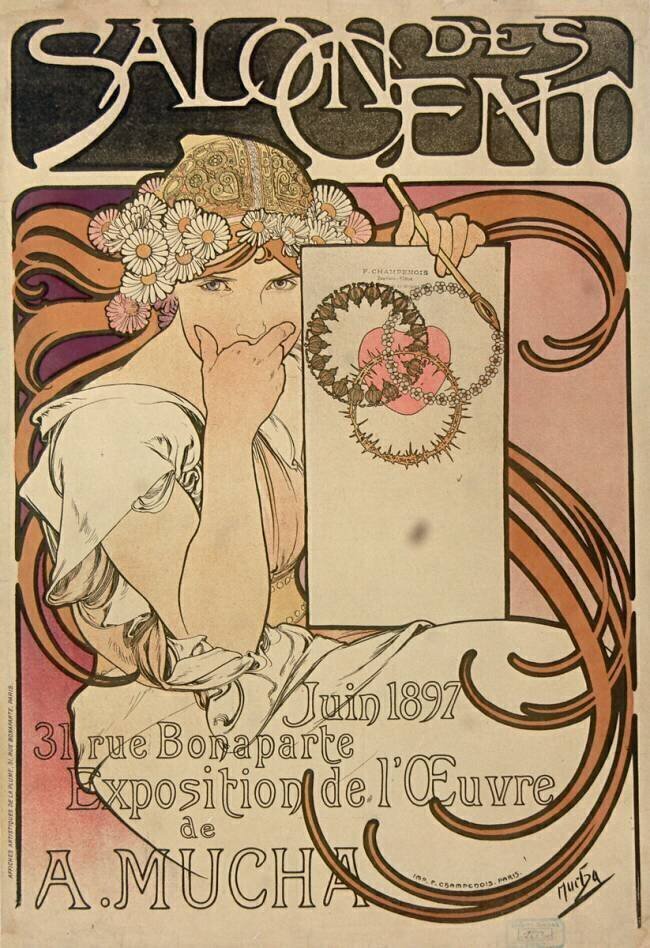 Salon des Cent. Exposition de l'Oeuvre de A. Mucha Alfons Mucha