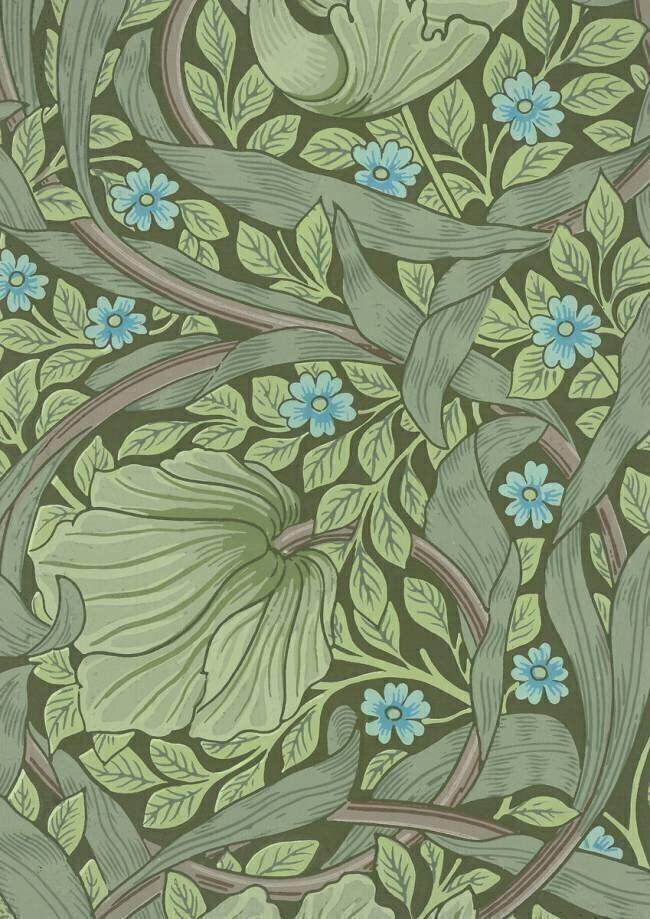 Sample with Forget-Me-Nots William Morris