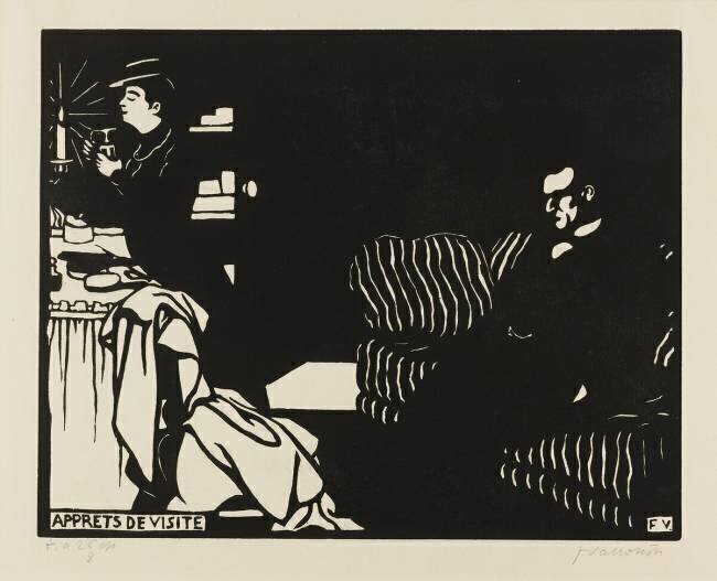 Se préparer pour une visite Félix Vallotton